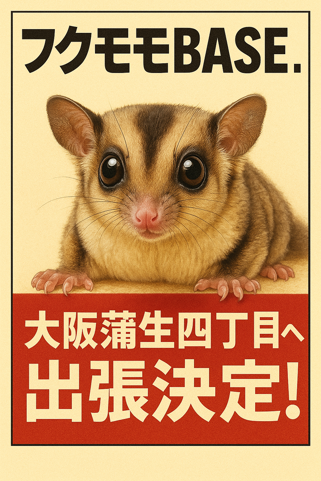 フクモモBASE告知画像